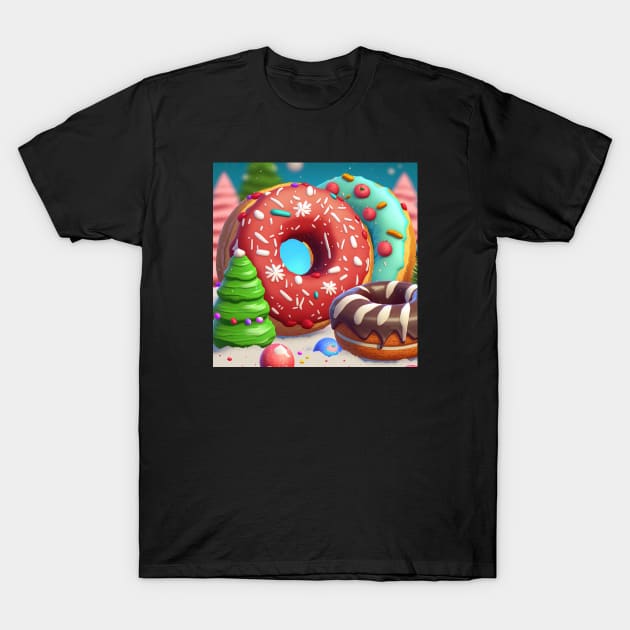 Jummy christmas donuts T-Shirt by Art8085